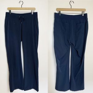 ATHLETA Blue Sweatpants W/ Elastic Waist & Ankles